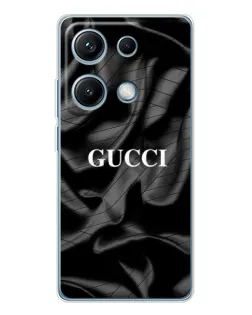 Чехол для Xiaomi Redmi Note 14S с картинкой «Gucci — шелковые волны»