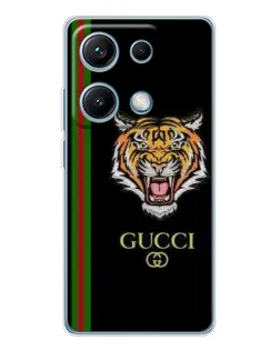 Чехол для Xiaomi Redmi Note 14S с картинкой «Тигр Gucci»
