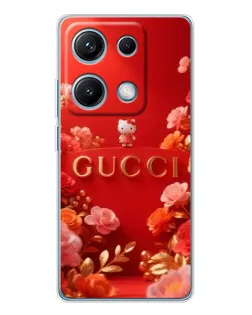 Чехол для Xiaomi Redmi Note 14S с картинкой «Gucci — золотой сад»