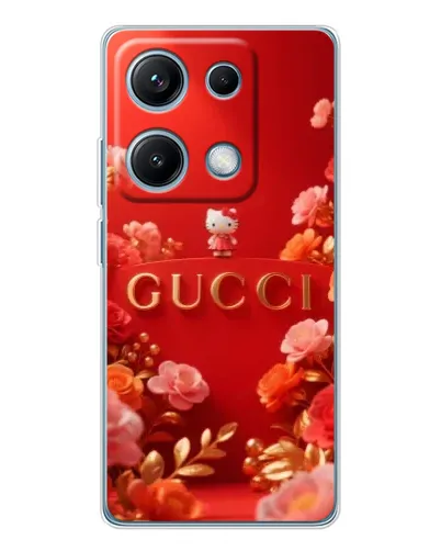 Чехол для Xiaomi Redmi Note 14S с картинкой «Gucci — золотой сад»