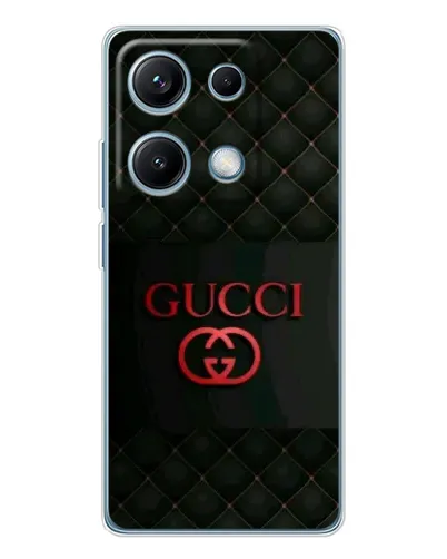 Чехол для Xiaomi Redmi Note 14S с картинкой «Gucci — стеганый черный»
