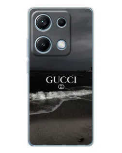 Чехол для Xiaomi Redmi Note 14S с картинкой «Gucci — морской прибой»