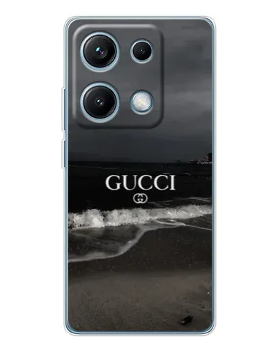 Чехол для Xiaomi Redmi Note 14S с картинкой «Gucci — морской прибой»
