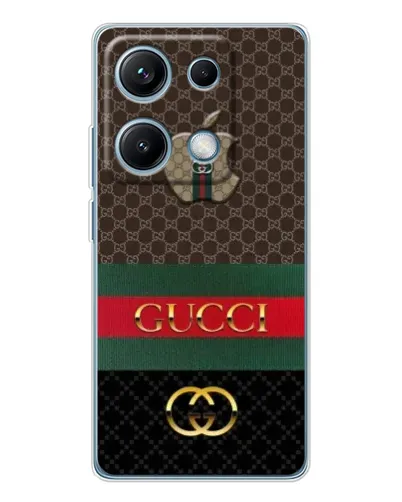 Чехол для Xiaomi Redmi Note 14S с картинкой «Gucci — брендированный десерт»
