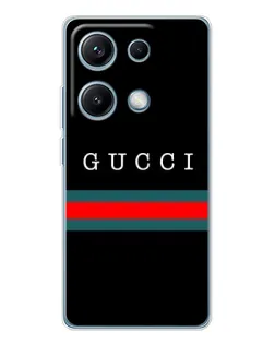 Чехол для Xiaomi Redmi Note 14S с картинкой «Gucci — красный пояс»
