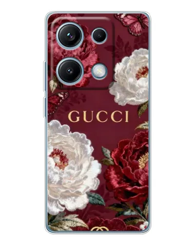 Чохол для Xiaomi Redmi Note 14S з картинкою «Gucci — бордові троянди» Чохол для Xiaomi Redmi Note 14S з картинкою «Gucci — бордові троянди»