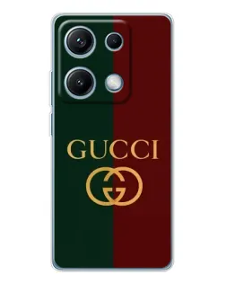 Чохол для Xiaomi Redmi Note 14S з картинкою «Gucci — темно-зелений градієнт»