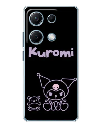 Чехол для Xiaomi Redmi Note 14S с картинкой «Kuromi — черный минимализм» Чехол для Xiaomi Redmi Note 14S с картинкой «Kuromi — черный минимализм»