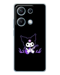 Чехол для Xiaomi Redmi Note 14S с картинкой «Электрическая Kuromi»