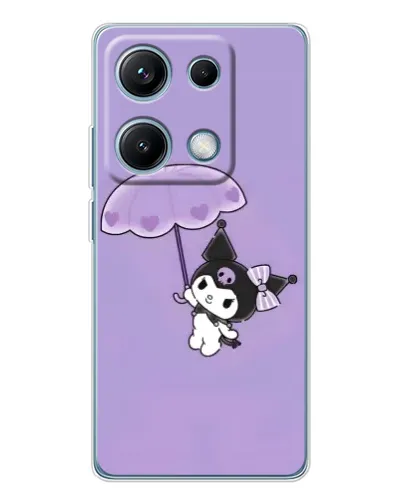 Чехол для Xiaomi Redmi Note 14S с картинкой «Kuromi с зонтиком» Чехол для Xiaomi Redmi Note 14S с картинкой «Kuromi с зонтиком»