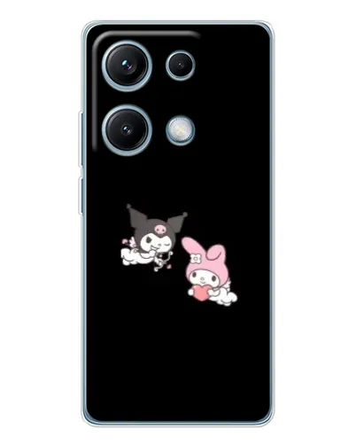 Чехол для Xiaomi Redmi Note 14S с картинкой «My Melody и Kuromi» Чехол для Xiaomi Redmi Note 14S с картинкой «My Melody и Kuromi»