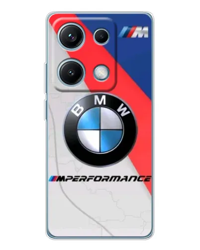 Чехол для Xiaomi Redmi Note 14S с картинкой «BMW Performance стиль»