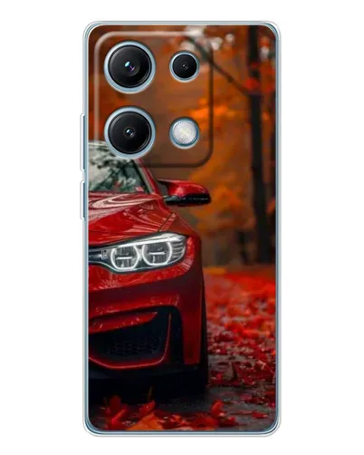 Чехол для Xiaomi Redmi Note 14S с картинкой «Осенняя BMW M4»