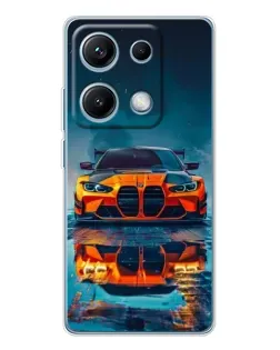 Чохол для Xiaomi Redmi Note 14S з картинкою «BMW — золота емблема»