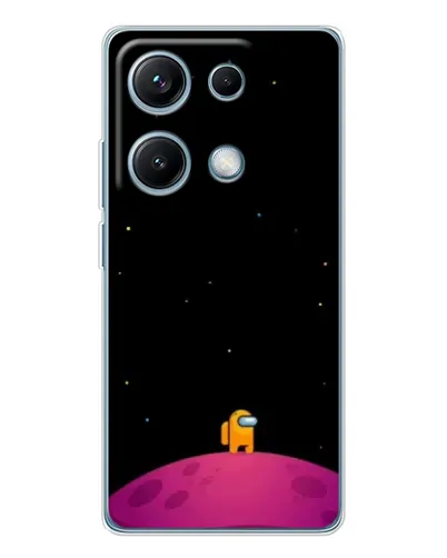 Чехол для Xiaomi Redmi Note 14S с картинкой «Одинокий герой на планете» Чехол для Xiaomi Redmi Note 14S с картинкой «Одинокий герой на планете»