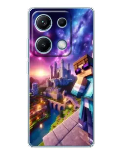Чохол для Xiaomi Redmi Note 14S з картинкою «Стів та космос» Чохол для Xiaomi Redmi Note 14S з картинкою «Стів та космос»