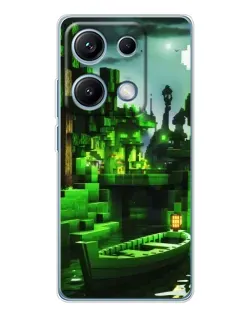 Чохол для Xiaomi Redmi Note 14S з картинкою «Minecraft лісовий пейзаж» Чохол для Xiaomi Redmi Note 14S з картинкою «Minecraft лісовий пейзаж»