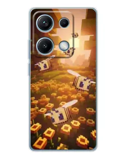 Чехол для Xiaomi Redmi Note 14S с картинкой «Поле подсолнухов»