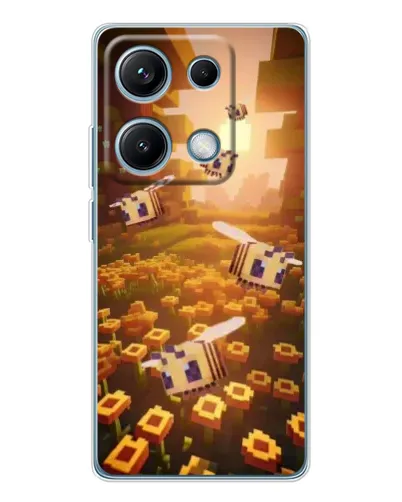 Чехол для Xiaomi Redmi Note 14S с картинкой «Поле подсолнухов»