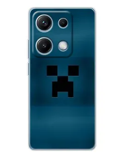 Чехол для Xiaomi Redmi Note 14S с картинкой «Крипер текстура»