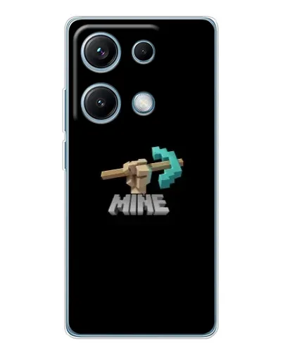 Чехол для Xiaomi Redmi Note 14S с картинкой «Алмазная кирка»