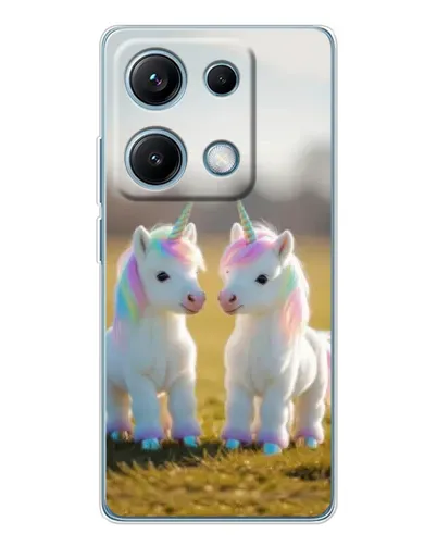 Чехол для Xiaomi Redmi Note 14S с картинкой «Пара единорогов» Чехол для Xiaomi Redmi Note 14S с картинкой «Пара единорогов»