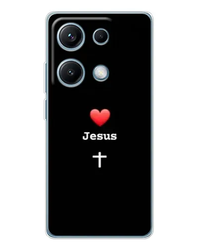 Чехол для Xiaomi Redmi Note 14S с картинкой «Сердце - Jesus» Чехол для Xiaomi Redmi Note 14S с картинкой «Сердце - Jesus»