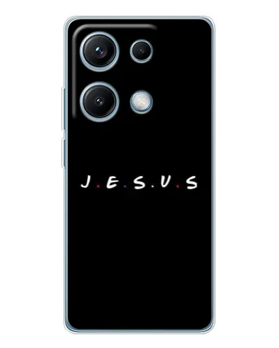 Чехол для Xiaomi Redmi Note 14S с картинкой «Точки веры J.E.S.U.S.» Чехол для Xiaomi Redmi Note 14S с картинкой «Точки веры J.E.S.U.S.»
