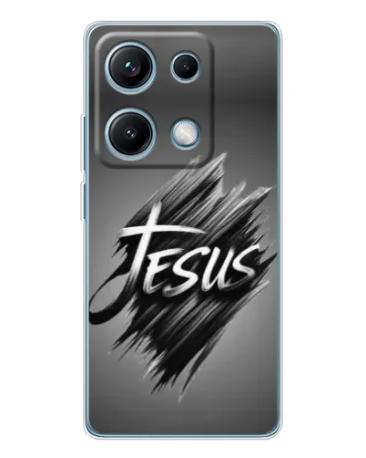 Чехол для Xiaomi Redmi Note 14S с картинкой «Надпись Jesus Graffiti» Чехол для Xiaomi Redmi Note 14S с картинкой «Надпись Jesus Graffiti»