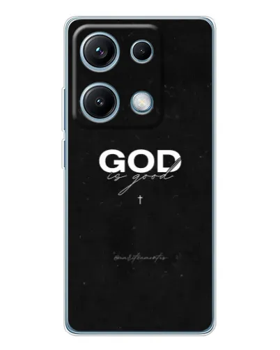 Чехол для Xiaomi Redmi Note 14S с картинкой «GOD — Бог над всем» Чехол для Xiaomi Redmi Note 14S с картинкой «GOD — Бог над всем»