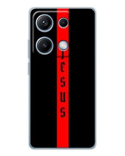 Чехол для Xiaomi Redmi Note 14S с картинкой «Красная линия веры» Чехол для Xiaomi Redmi Note 14S с картинкой «Красная линия веры»