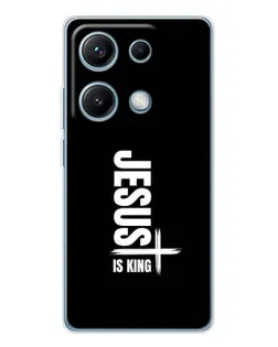 Чехол для Xiaomi Redmi Note 14S с картинкой «Вертикаль веры Jesus»