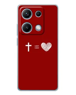Чохол для Xiaomi Redmi Note 14S з картинкою «Рівняння любові»