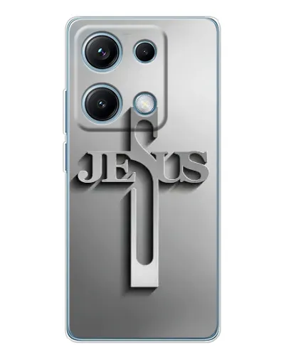 Чохол для Xiaomi Redmi Note 14S з картинкою «Металевий хрест Jesus» Чохол для Xiaomi Redmi Note 14S з картинкою «Металевий хрест Jesus»