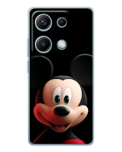 Чехол для Xiaomi Redmi Note 14S с картинкой «Улыбающийся Микки Маус»