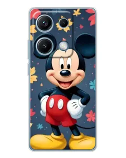 Чехол для Xiaomi Redmi Note 14S с картинкой «Осенний Mickey Mouse»