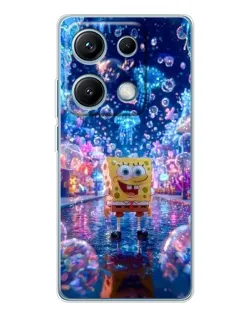 Чехол для Xiaomi Redmi Note 14S с картинкой «Неоновый океан»