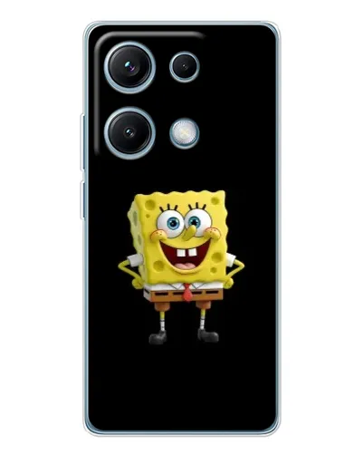 Чехол для Xiaomi Redmi Note 14S с картинкой «Классический Губка Боб»
