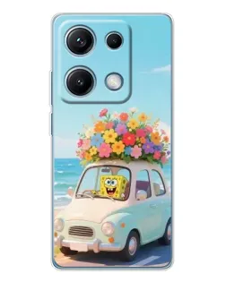 Чехол для Xiaomi Redmi Note 14S с картинкой «Автомобильное путешествие»