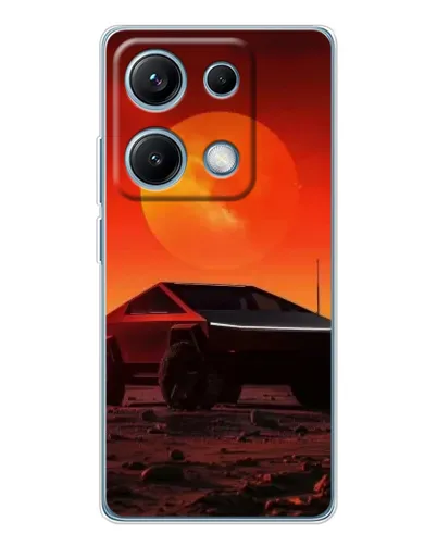 Чехол для Xiaomi Redmi Note 14S с картинкой «Cybertruck на Марсе» Чехол для Xiaomi Redmi Note 14S с картинкой «Cybertruck на Марсе»