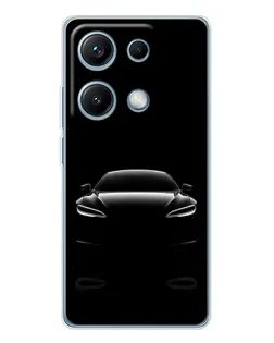 Чохол для Xiaomi Redmi Note 14S з картинкою «Силует Tesla Night» Чохол для Xiaomi Redmi Note 14S з картинкою «Силует Tesla Night»
