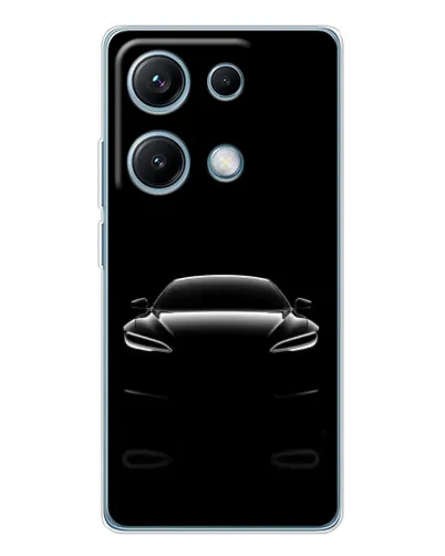 Чехол для Xiaomi Redmi Note 14S с картинкой «Силуэт Tesla Night» Чехол для Xiaomi Redmi Note 14S с картинкой «Силуэт Tesla Night»