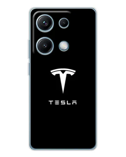 Чехол для Xiaomi Redmi Note 14S с картинкой «Tesla White Logo» Чехол для Xiaomi Redmi Note 14S с картинкой «Tesla White Logo»