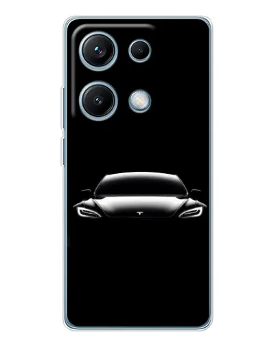 Чехол для Xiaomi Redmi Note 14S с картинкой «Фары Tesla Night» Чехол для Xiaomi Redmi Note 14S с картинкой «Фары Tesla Night»