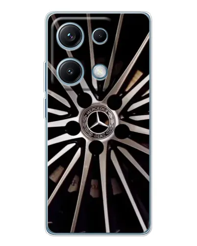Чехол для Xiaomi Redmi Note 14S с картинкой «Диск Mercedes»