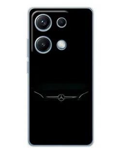 Чехол для Xiaomi Redmi Note 14S с картинкой «Mercedes Stealth Look»