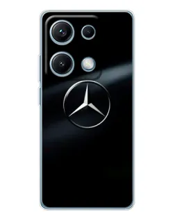 Чохол для Xiaomi Redmi Note 14S з картинкою «Mercedes на металі»