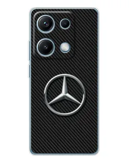 Чохол для Xiaomi Redmi Note 14S з картинкою «Карбоновий Mercedes стиль»