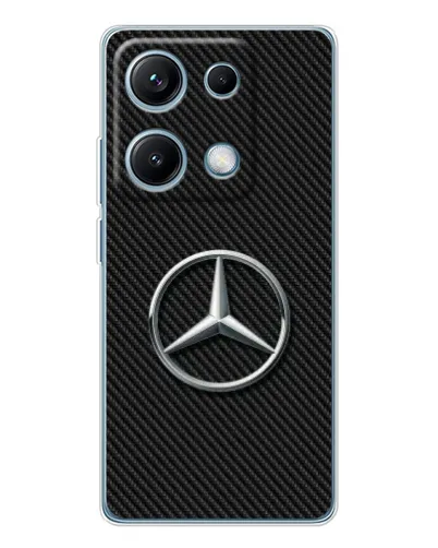 Чохол для Xiaomi Redmi Note 14S з картинкою «Карбоновий Mercedes стиль» Чохол для Xiaomi Redmi Note 14S з картинкою «Карбоновий Mercedes стиль»