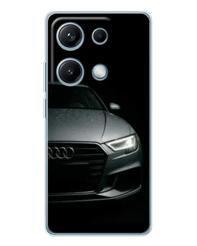 Чехол для Xiaomi Redmi Note 14S с картинкой «Audi — детализация кузова» Чехол для Xiaomi Redmi Note 14S с картинкой «Audi — детализация кузова»